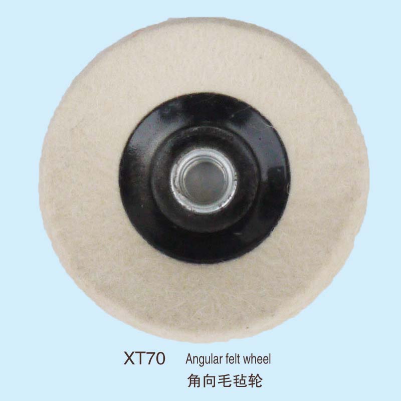 XT70 Angular felt wheel