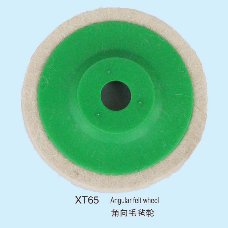 XT65 Angular felt wheel